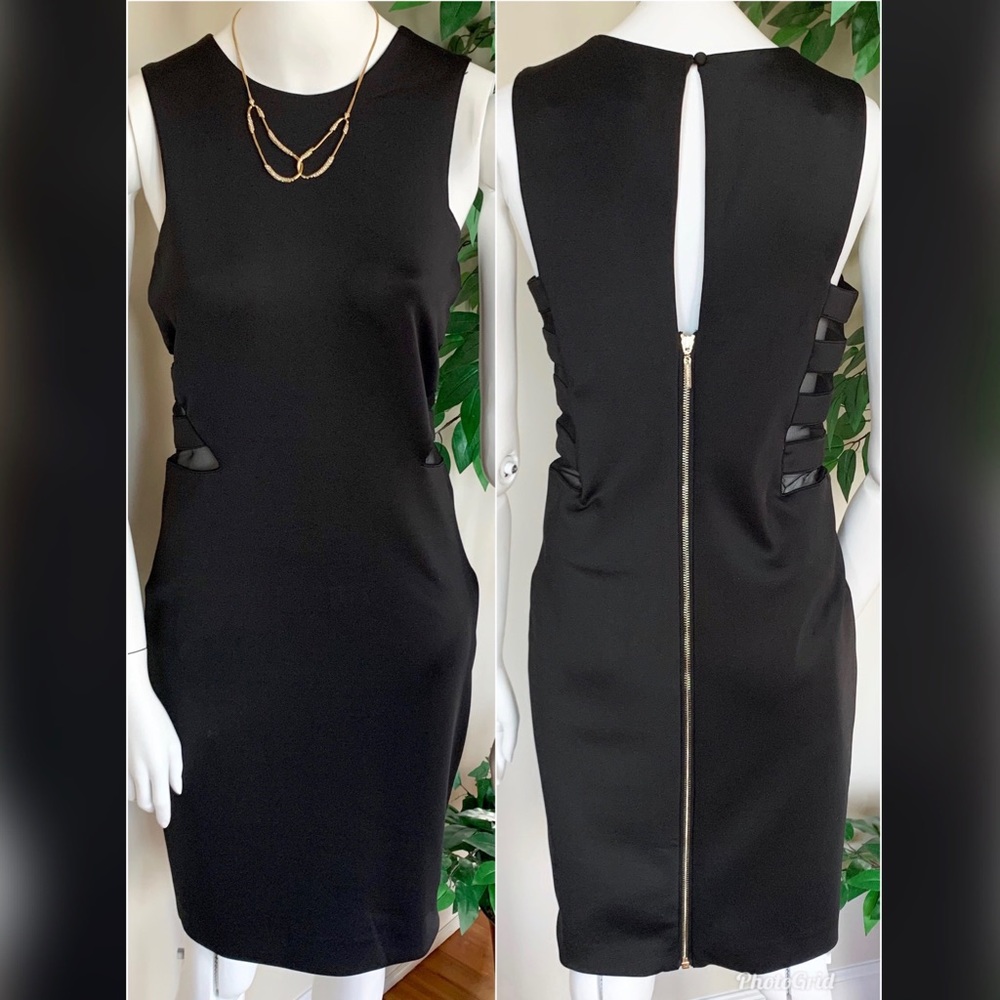 Marciano Bodycon Dress, Sz L, Black